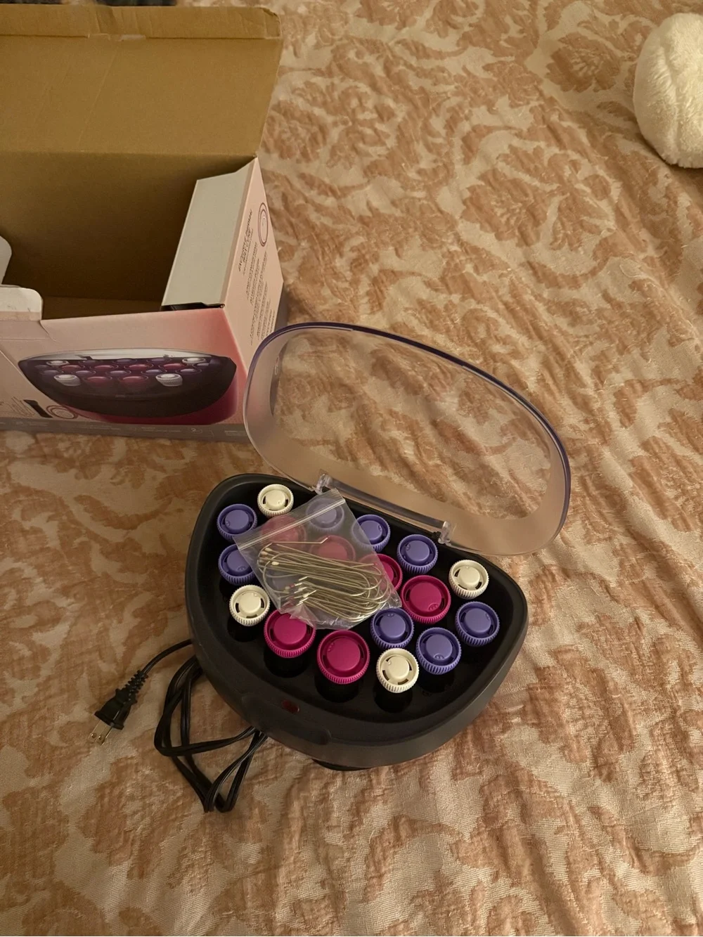 Remington Pink, Purple and White Heated Roller Styling Set